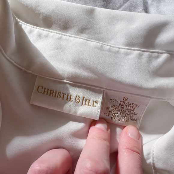 Vintage 80s Christie & Jill Blouse - Picture 7 of 9